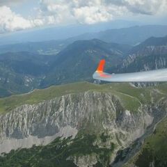 Flugwegposition um 13:40:52: Aufgenommen in der Nähe von Gemeinde Turnau, Österreich in 2641 Meter